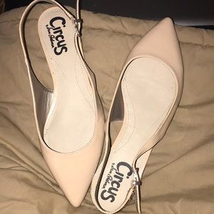 Nude Slingback Flats